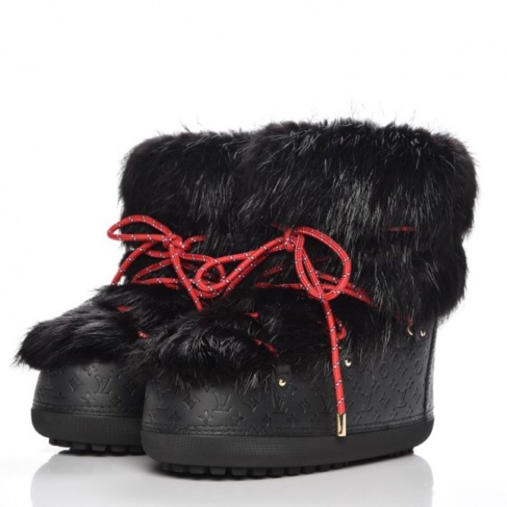 Louis Vuitton Snow Boots - 38 Black
